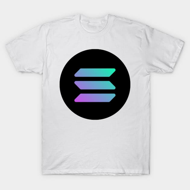 Solana SOL (Cryptocurrency) T-Shirt by Ziggy's